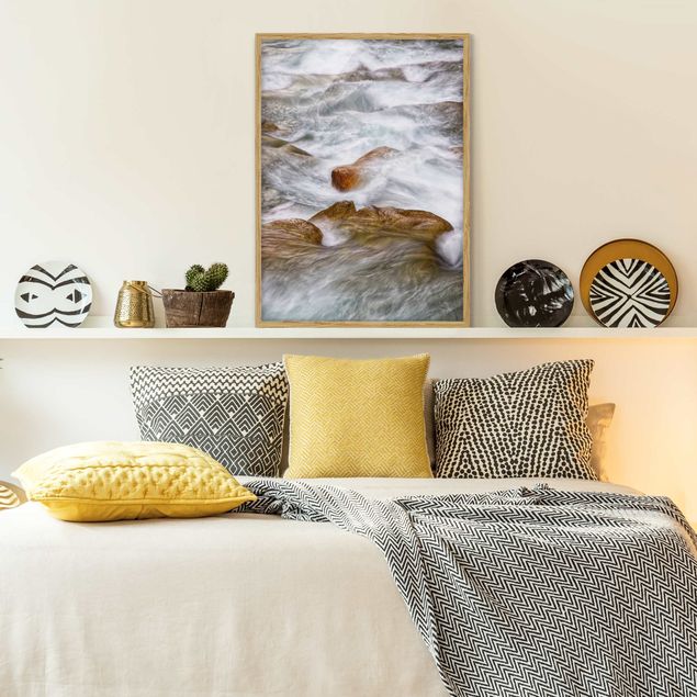 Framed poster - The Icy Mountain Stream