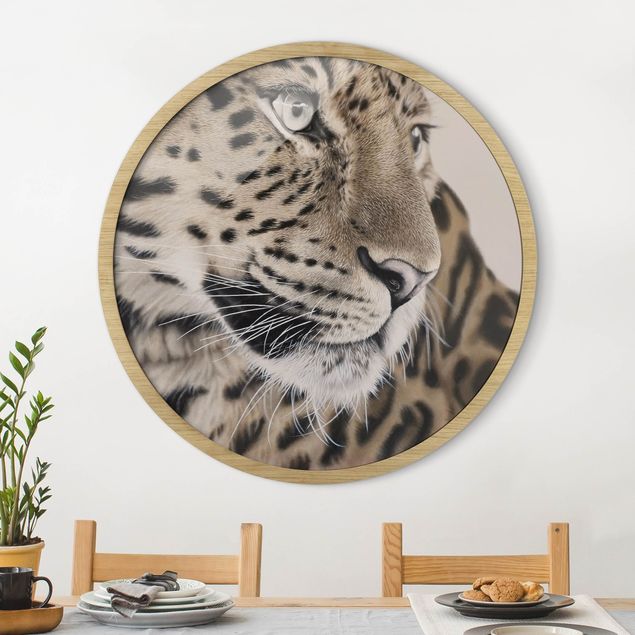 Framed prints round The Leopard