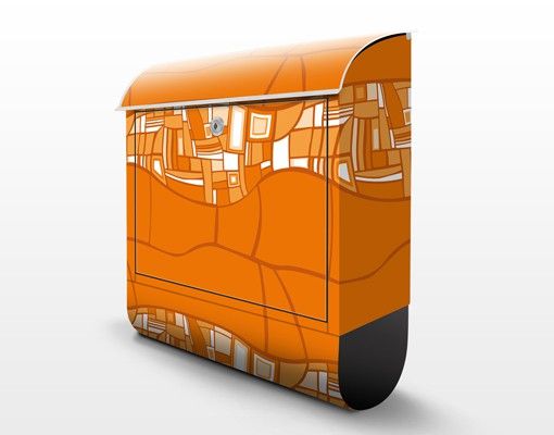Letterbox - Abstract Ornament Orange