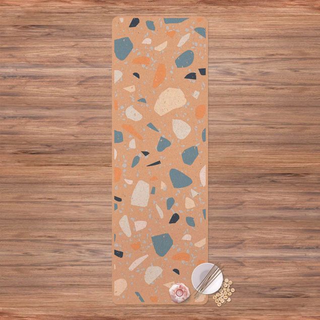Yoga mat - Detailed Terrazzo Pattern Asti