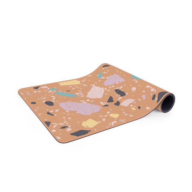 Yoga mat - Detailed Terrazzo Pattern Capri