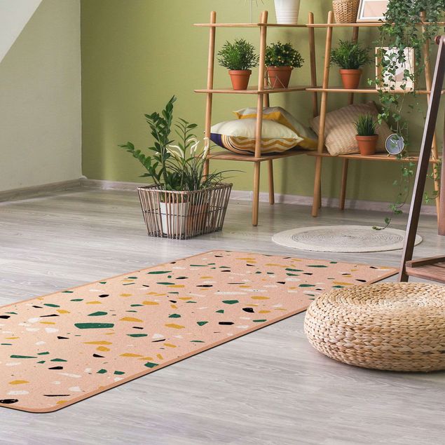 large area rugs Detailed Terrazzo Pattern Lecce