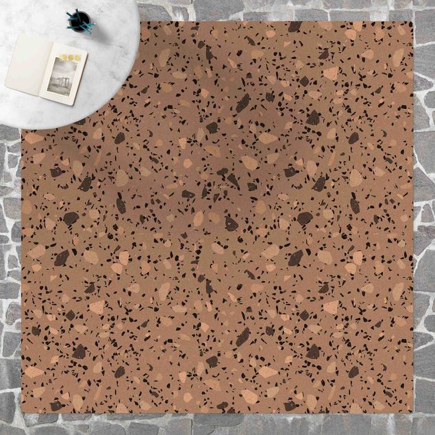 Cork mat - Detailed Terrazzo Pattern Massa - Square 1:1