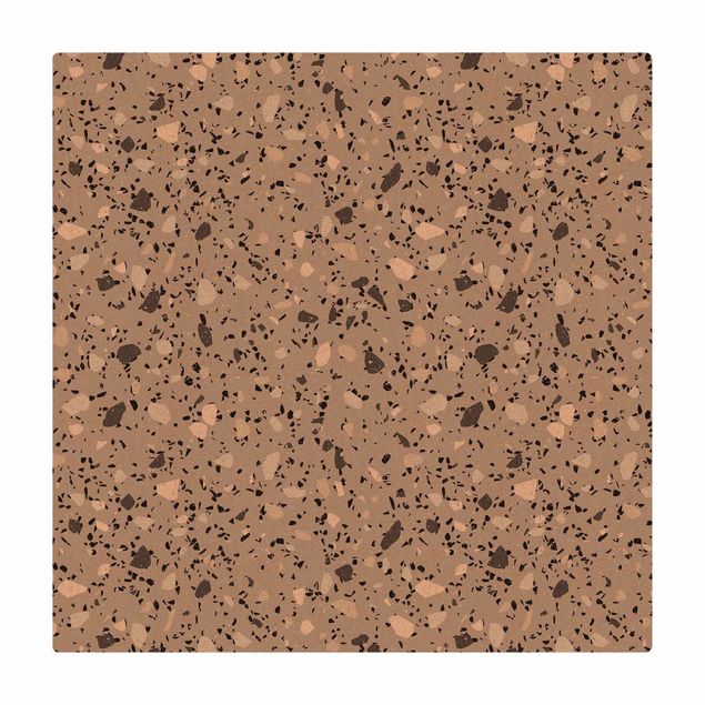Cork mat - Detailed Terrazzo Pattern Massa - Square 1:1
