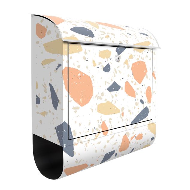 Letterbox - Detailed Terrazzo Pattern Siena With Frame