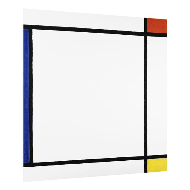 Glass splashback Piet Mondrian - Composition III