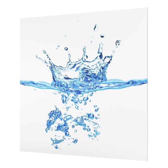 Glass Splashback - Water Splash II - Square 1:1