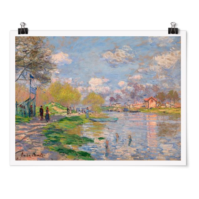 Poster - Claude Monet - Spring On The Seine