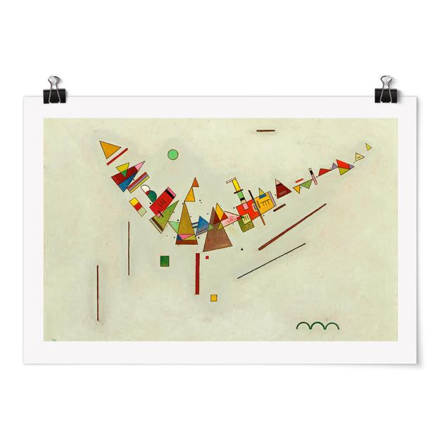 Poster - Wassily Kandinsky - Angular Swing