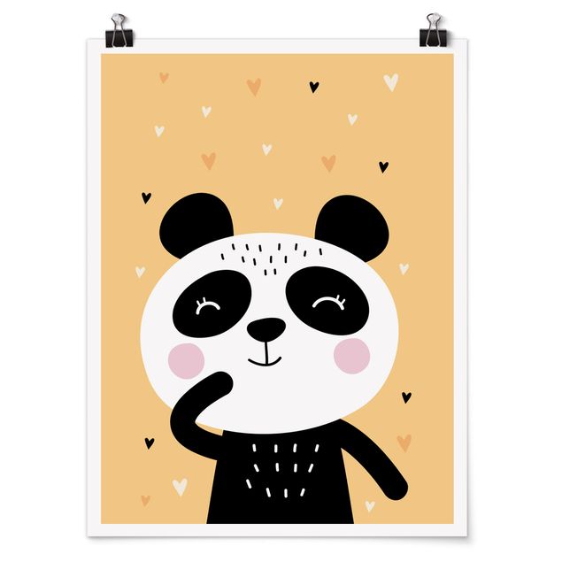 Poster kids room - The Happiest Panda