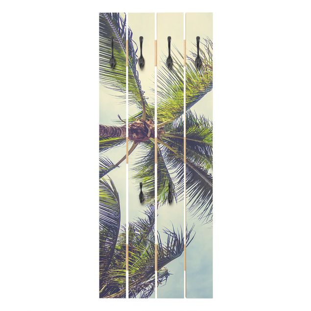 Wooden coat rack - The Palm Trees