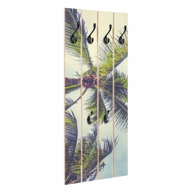 Wooden coat rack - The Palm Trees