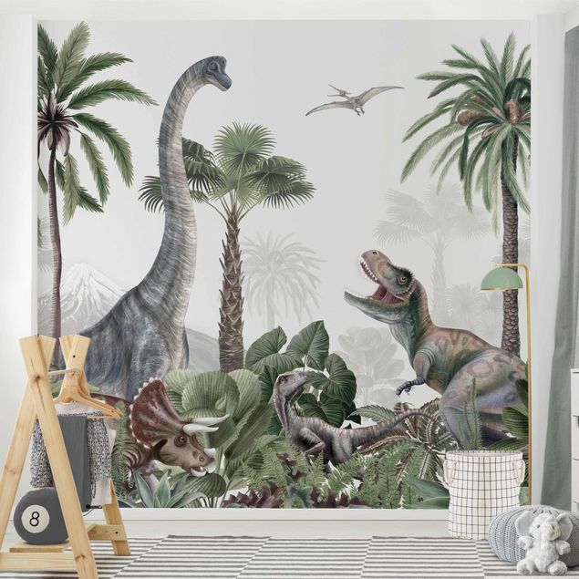 Wallpaper - Dinosaur giants in the jungle