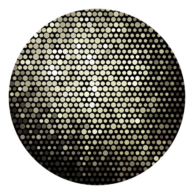 Self-adhesive round wallpaper - Disco Background