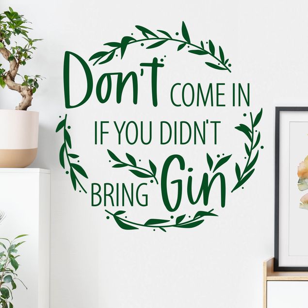 Wall stickers quotes Don't Come In