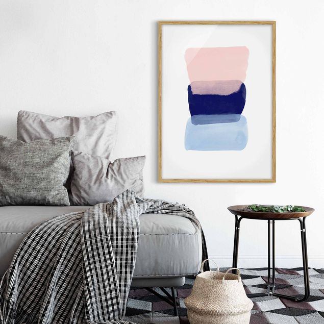 Framed poster - Three Colour Fields