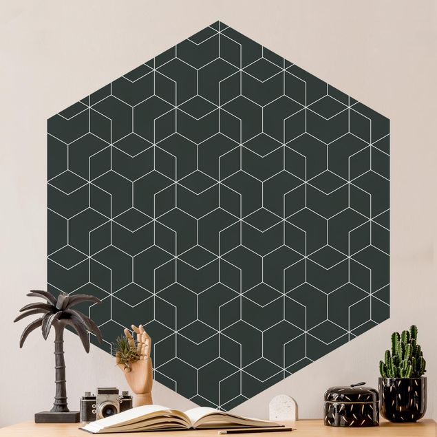 Wallpapers Three-Dimensional Cube Pattern