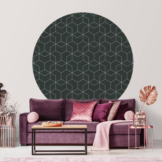 Wallpapers Three-Dimensional Cube Pattern