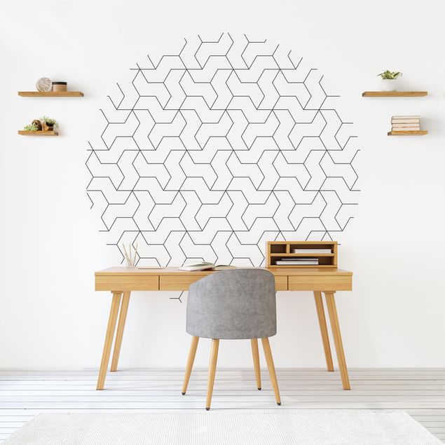 Wallpapers Three-Dimensional Structural Pattern