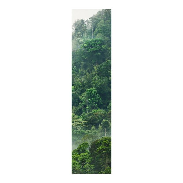 Sliding panel curtains set - Jungle In The Fog