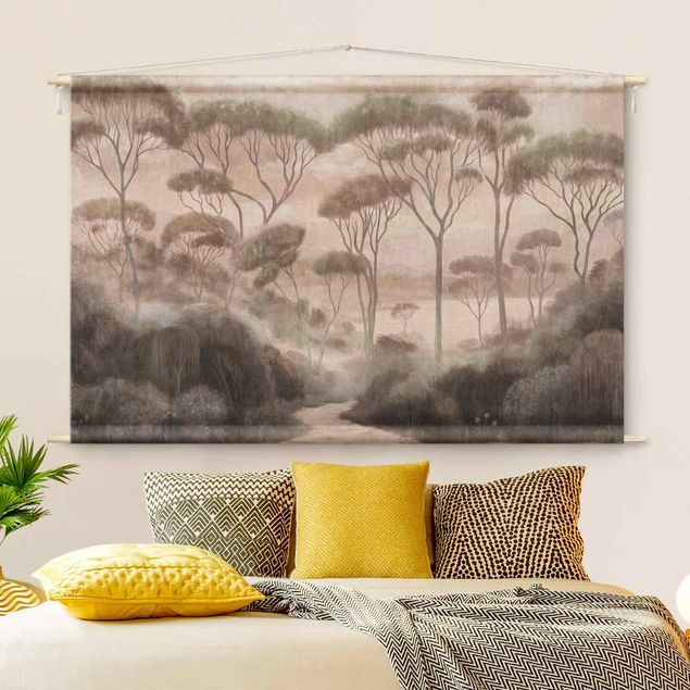 nature wall tapestry The Edge Of The Jungle