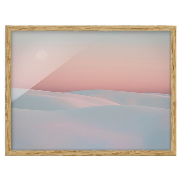 Framed poster - Dunes In The Moonlight