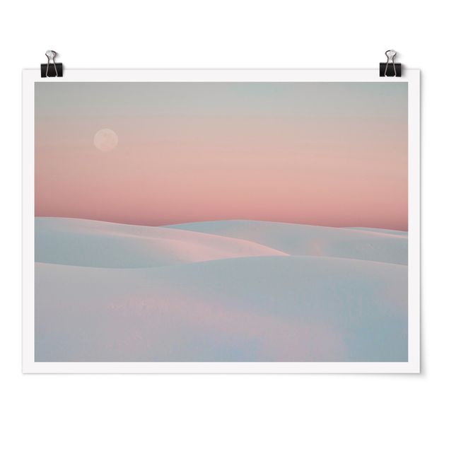 Poster - Dunes In The Moonlight