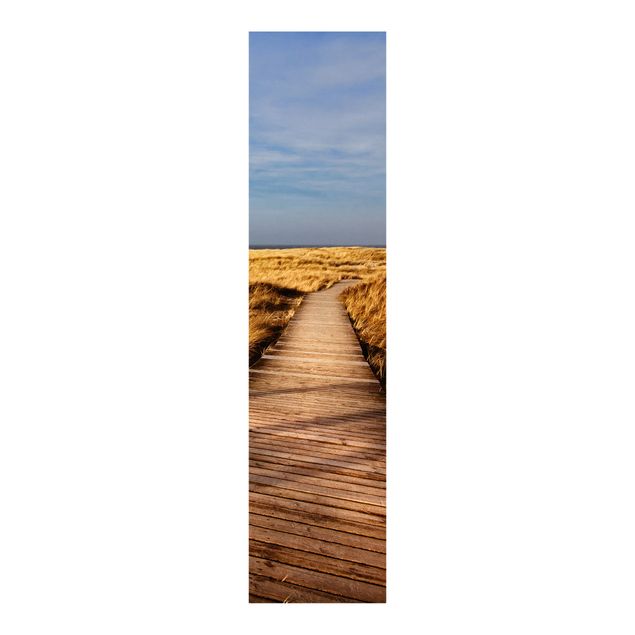 Sliding panel curtains set - Dune Path On Sylt