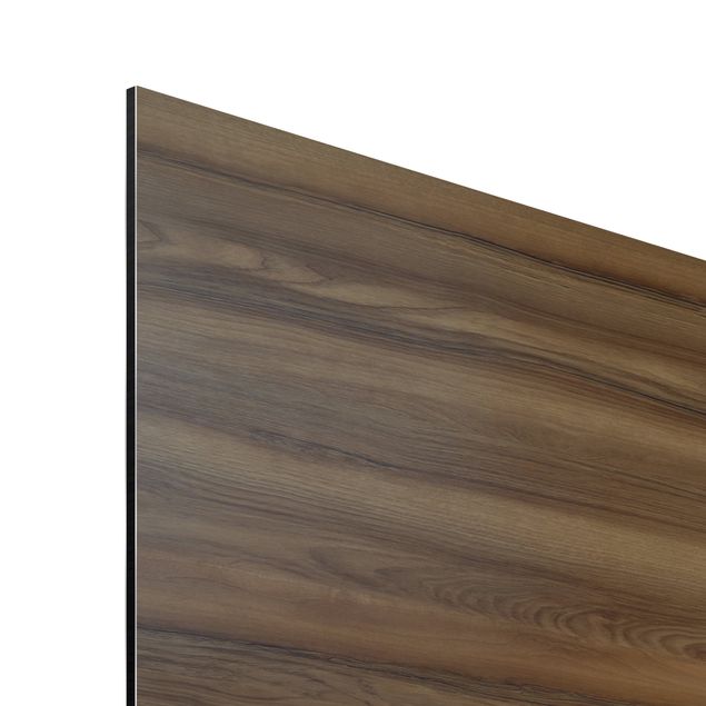 Kitchen wall cladding 3D texture - Dark Brown Ash Wood
