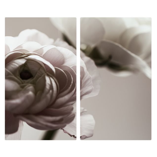 Stove top covers - Focus On Dark Flower