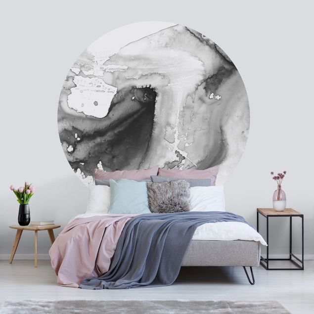 Self-adhesive round wallpaper - Haze And Water I