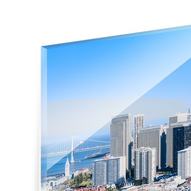 Splashback - San Francisco Skyline - Landscape format 2:1