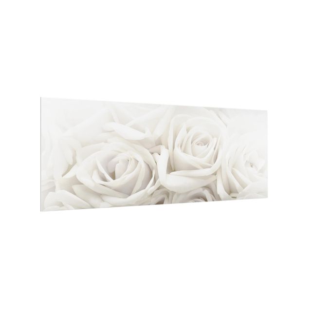 Splashback - White Roses