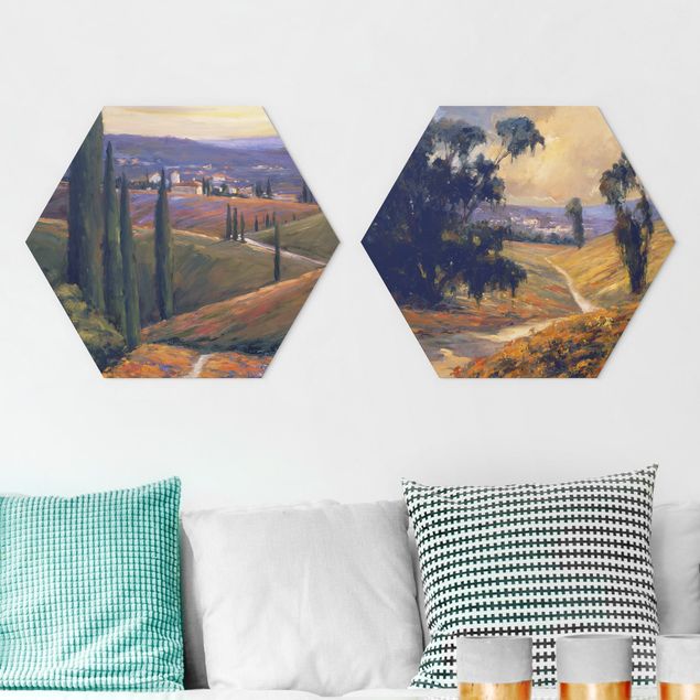 Forex hexagon - Landscape In The Afternoon Set I