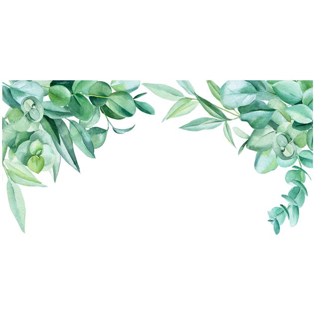 Wall sticker - Watercolour Eucalyptus Ornament XXL