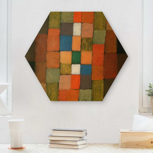 Wooden hexagon - Paul Klee - Static-Dynamic Increase