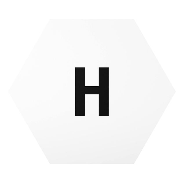 Forex hexagon - Letter White H