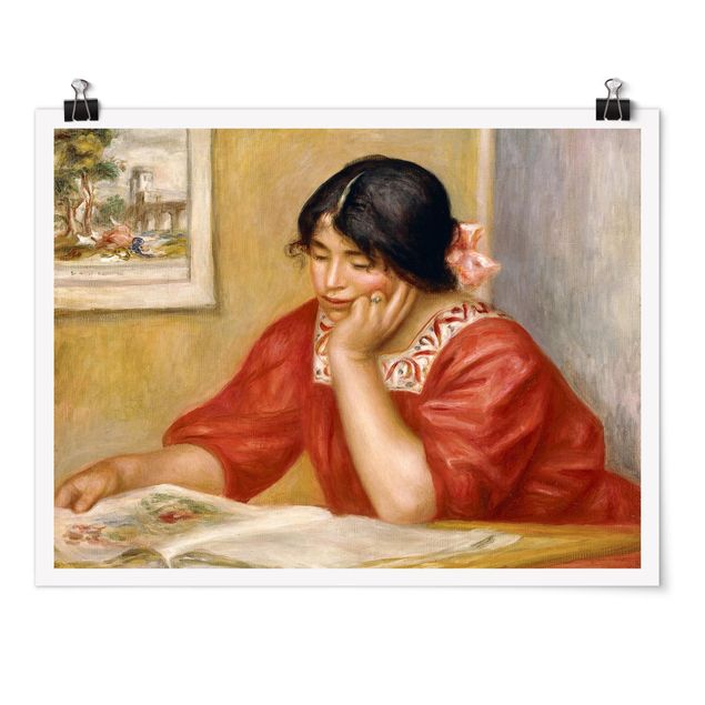 Poster - Auguste Renoir - Leontine Reading