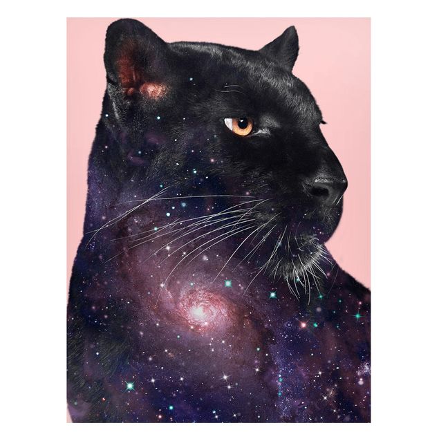 Magnetic memo board - Panther With Galaxy