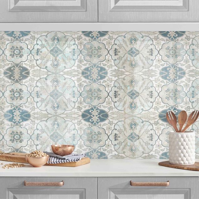 Kitchen splashback patterns Wood Panels Persian Vintage VI