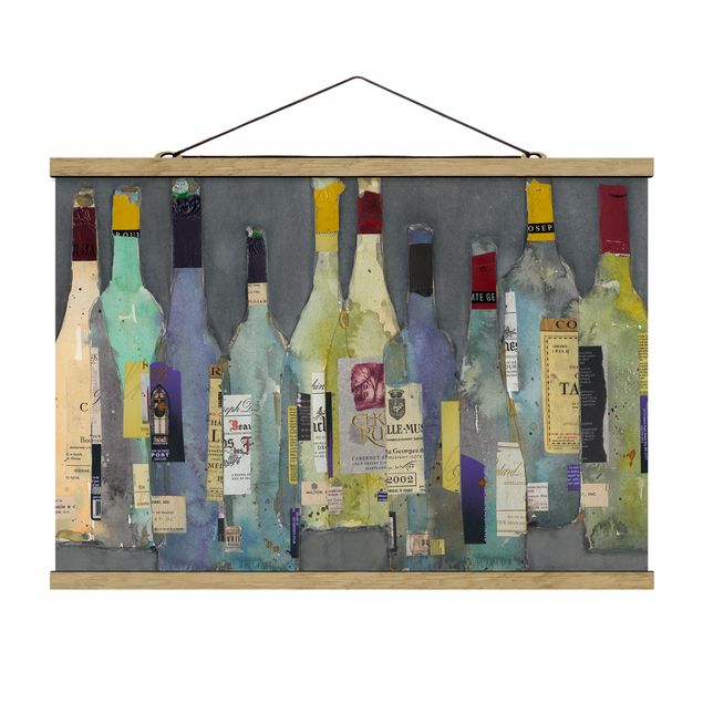 Fabric print with poster hangers - Uncorked - Spirits