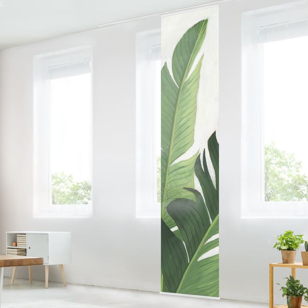 Sliding panel curtains set - Favorite Plants - Banana