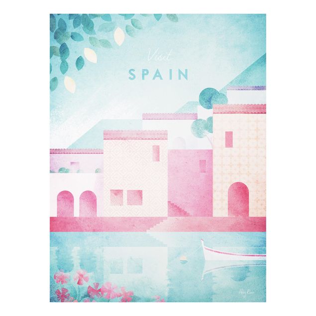 Print on forex - Travel Poster - Spain