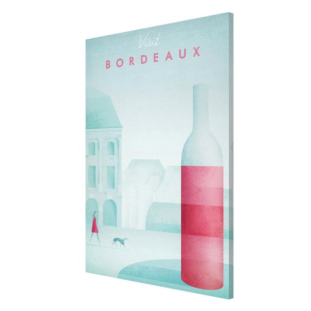 Magnetic memo board - Travel Poster - Bordeaux