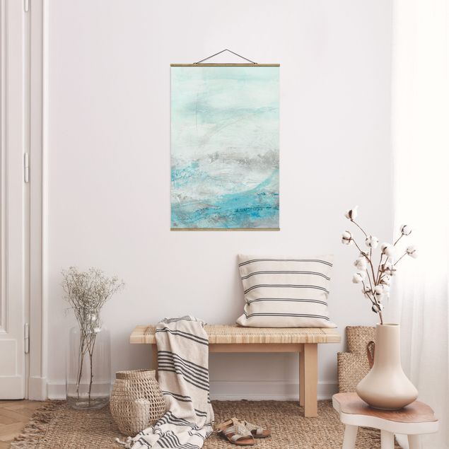 Fabric print with poster hangers - Arctic I