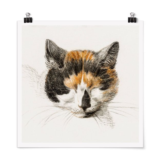 Poster - Vintage Drawing Cat IV