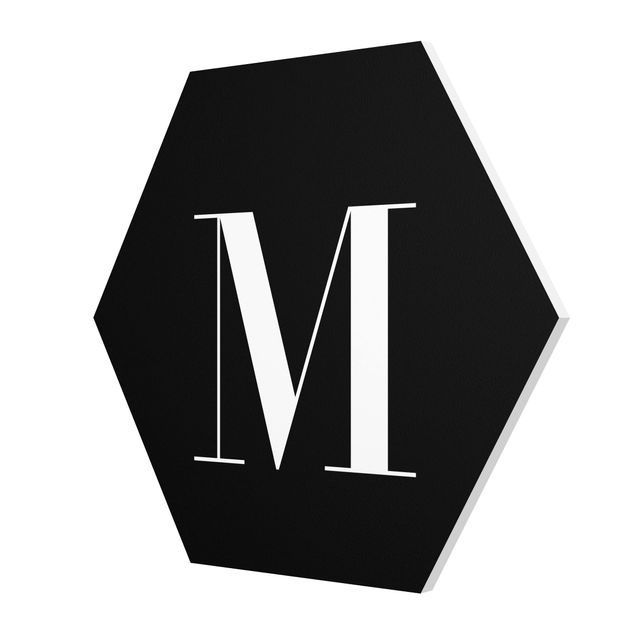 Forex hexagon - Letter Serif Black M