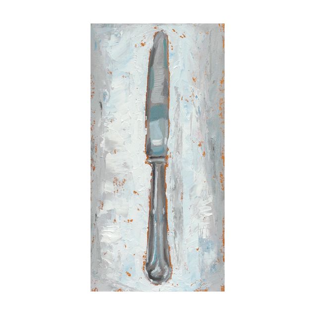 grey rugs for living room Impressionistic Cutlery - Knife