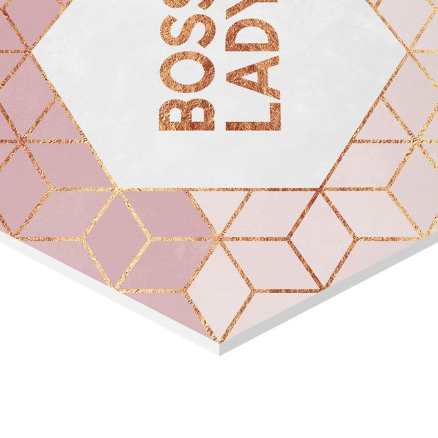 Forex hexagon - Boss Lady Hexagons Pink