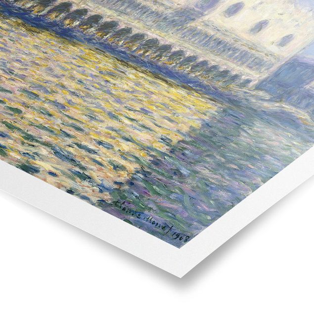 Poster - Claude Monet - The Palazzo Ducale